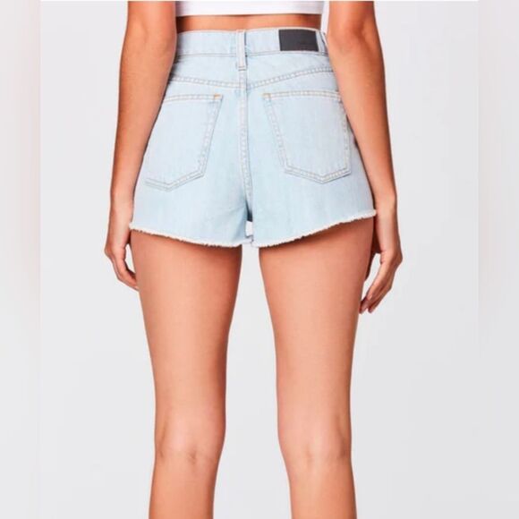 Carmar rhinestone star denim jeans Cut Off Ripped Distressed July shorts Size 26 - Picture 2 of 12